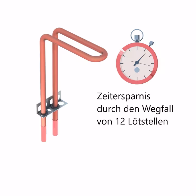 Boitier chauffant1 forme C & L pour tube Cu ø15mm de la catégorie montage & raccordements radiateur avec GTIN 0 Caisson chauffant1 forme C & L pour tube Cu ø15mm de la marque Ortwein de la gamme radiateur