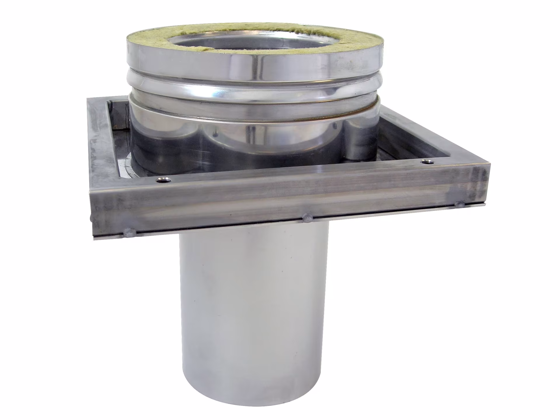 DW Piastra di ancoraggio a doppia parete aperta D600 di Skoberne Piastra di ancoraggio DW a doppia parete aperta D600 della categoria sistemi di scarico a doppia parete in acciaio inox con articolo n. 671701