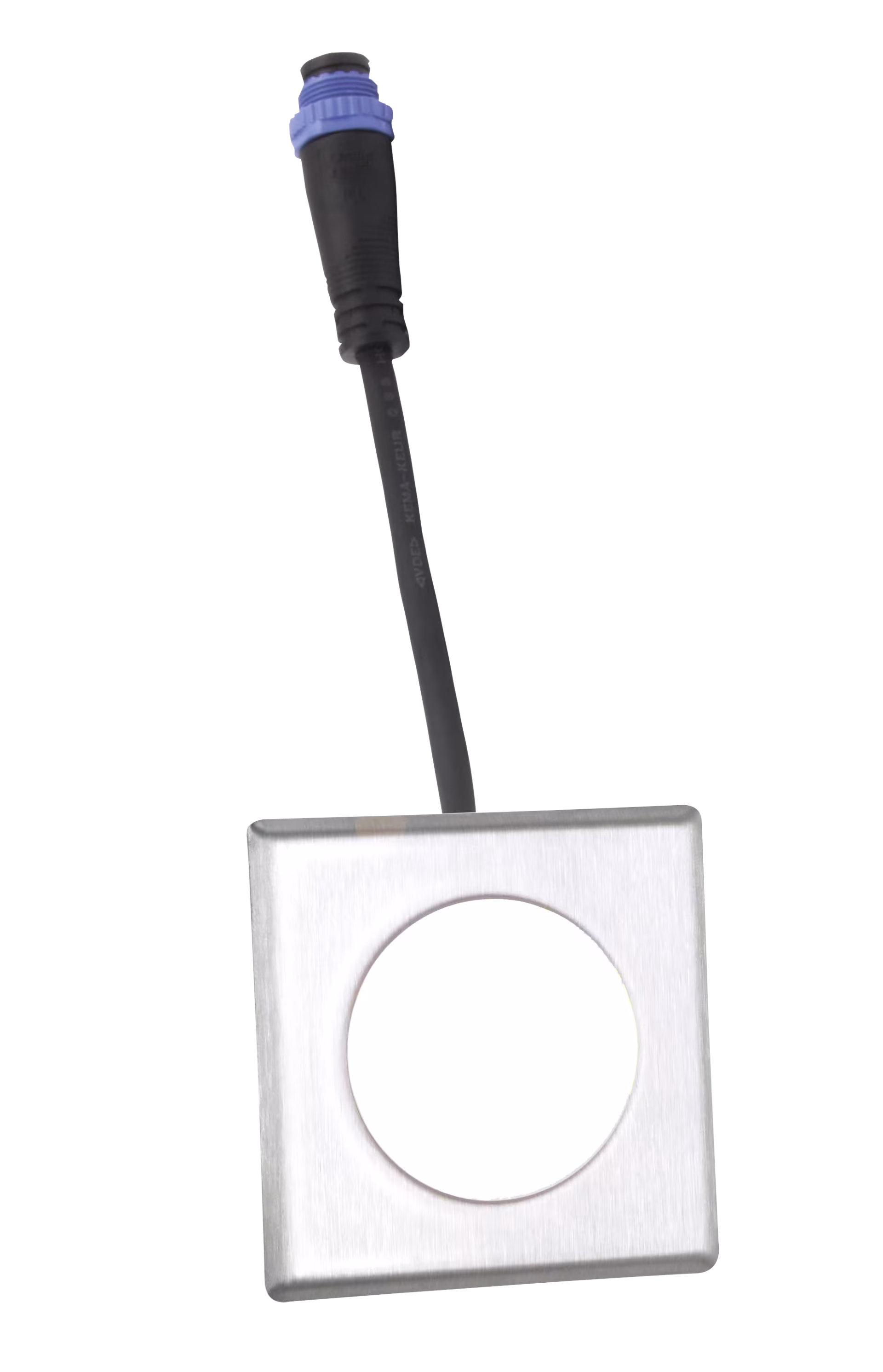TerraLight Single Spot quadrato 60 x 60 mm, acciaio inossidabile V4A spazzolato, bianco freddo della categoria Illuminazione per terrazze con articolo n. 505 70 109