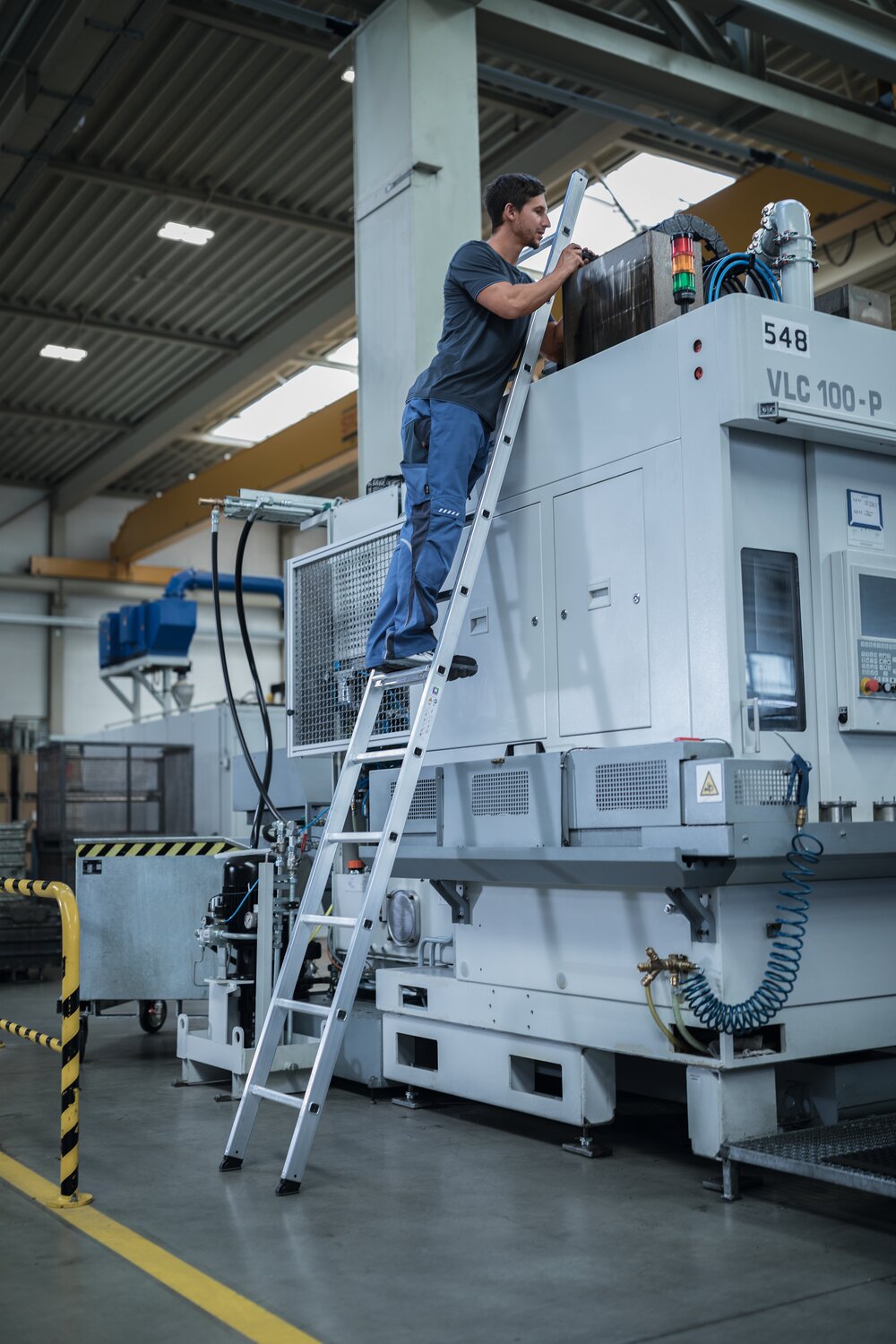 Milieubild 3811901 Munk Sprossen-Anlegeleiter ohne Traverse 12 Sprossen