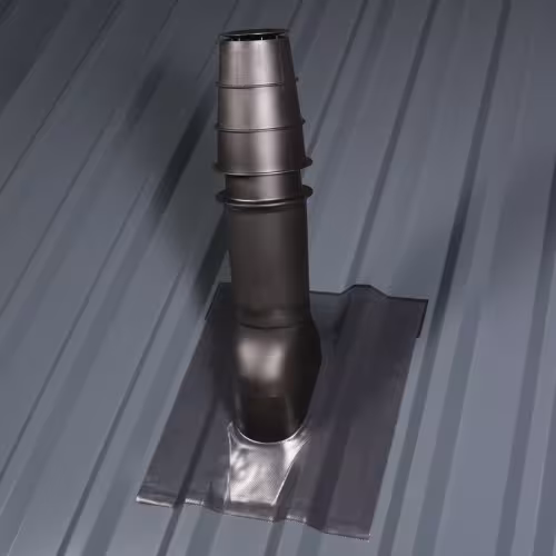 Conduit d'échappement universel ø 110 mm gris, manchon 56 x 50 cm de la catégorie passages de toit pentus avec le GTIN 4027822839683 Conduit d'échappement universel de la marque Klöber de la catégorie passages de toit raides