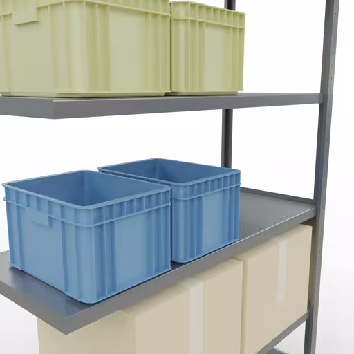 Image supplémentaire de l'article Système d'étagères MULTIplus250, 2500 x 1300 x 500 mm, 6 étagères, galvanisé à partir d'une étagère supplémentaire