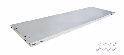 Ripiano aggiuntivo MULTIplus85 1300 x 300, zincato, incluse 4 viti + dadi di Schulte Lagertechnik Ripiano aggiuntivo MULTIplus85 1300 x 300, zincato, incl. 4 viti + dadi, accessori, art. n. 11153-A