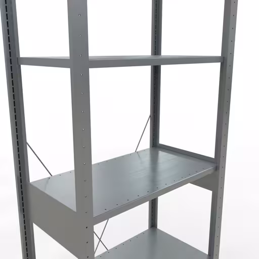 Étagère de base, étagère, système enfichable MULTIplus150, 2500 x 750 x 400 mm, 6 étagères, galvanisée de Schulte Lagertechnik de la gamme de produits du système enfichable