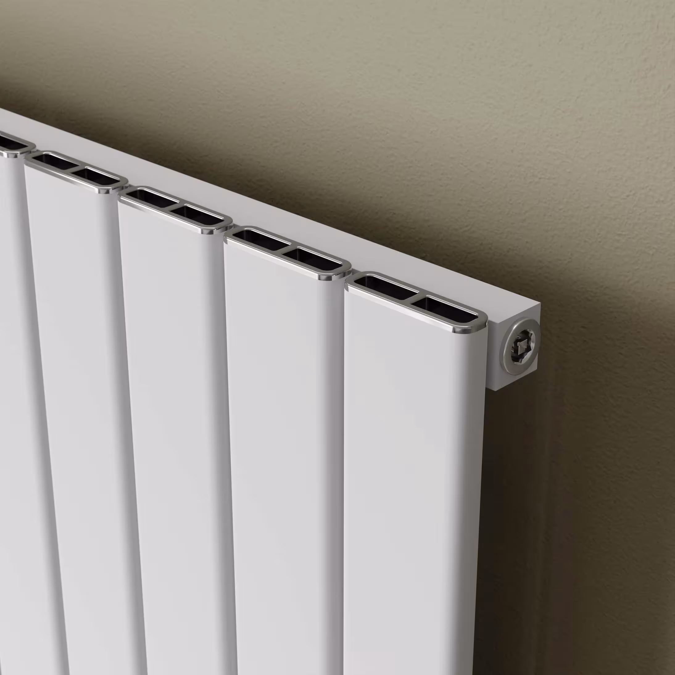 Radiatore in alluminio Levis 1800 mm x 555 mm 1097 watt attacco centrale struttura bianca della marca Ximax della categoria Radiatori