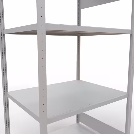 Figure n° 12 de l'article étagère de base, étagère, système enfichable MULTIplus330, 2000 x 1000 x 800 mm, 5 étagères, RAL 7035 gris clair du groupe de produits système enfichable de Schulte Lagertechnik