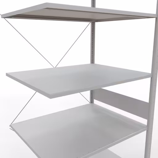 Figure n° 12 de l'article, Système enfichable pour étagères MULTIplus150, 3000 x 1000 x 800 mm, 7 étagères, RAL 7035 gris clair du groupe de produits Système enfichable de Schulte Lagertechnik