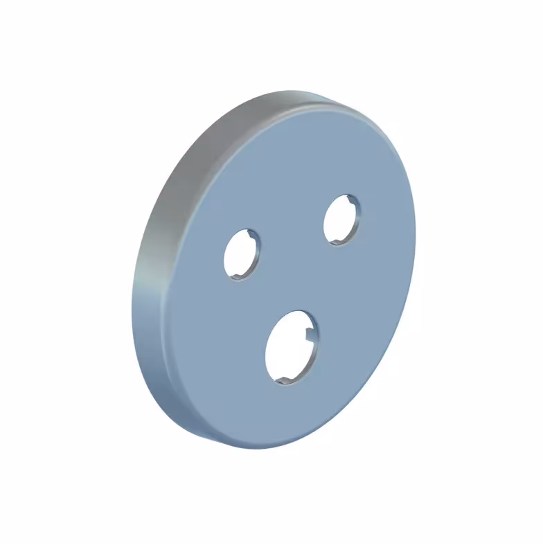 Rosace de couverture Sanibox ronde, modules de connexion, réf. IP387