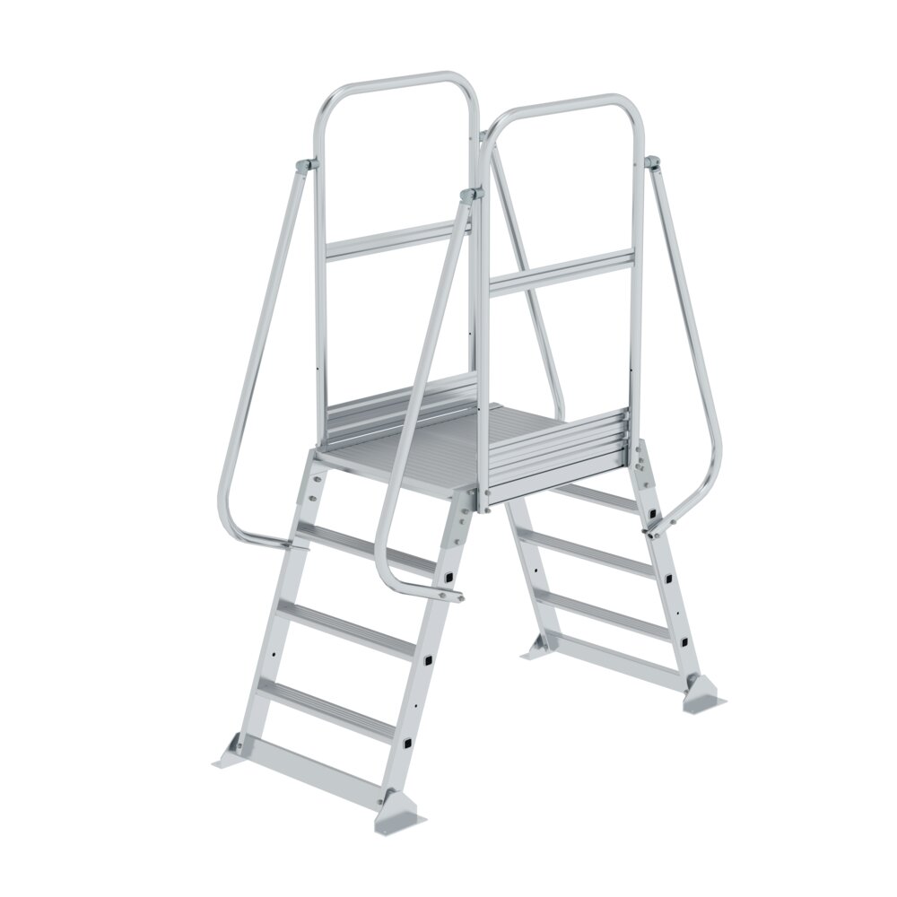 Pont Munk 70° à 4 pas de Günzburger Steigtechnik Pièce de transition Munk 70° de la catégorie des crossovers, référence 303404