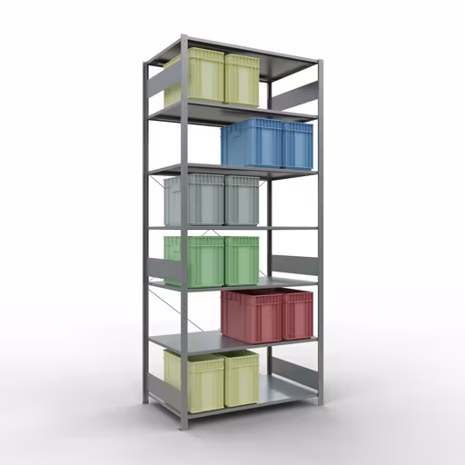 Image du produit n° 13 de l'article étagère de base du système enfichable 3000x1300x800 mm, type 150 kg, galvanisée de la gamme de produits du système enfichable de Schulte Lagertechnik