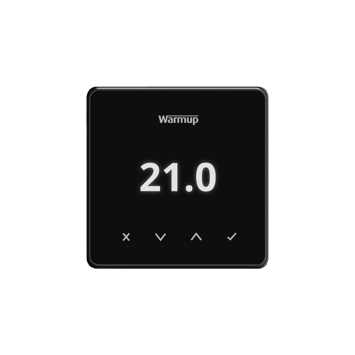 Warmup Smartes Element WLAN Thermostat schwarz inklusive Bodenfühler