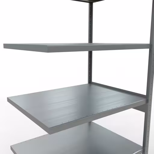 Étagère supplémentaire, étagère, système enfichable MULTIplus330, 2500 x 1000 x 800 mm, 6 étagères, galvanisées de Schulte Lagertechnik avec le réf. 13986-LR