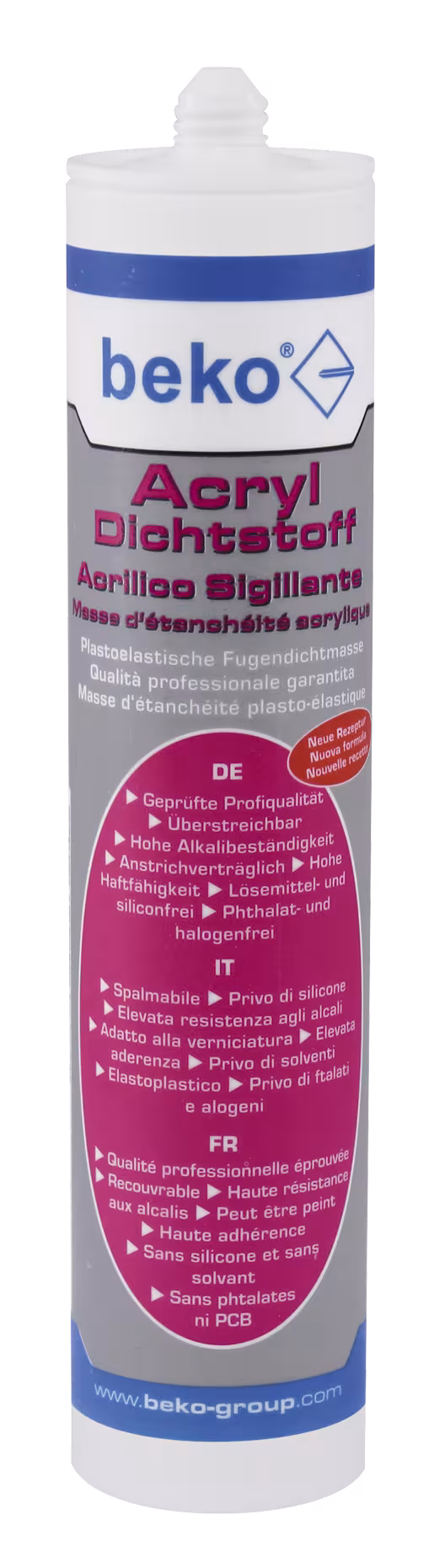 Sigillante acrilico 310 ml MARRONE di Beko Sigillante acrilico 310 ml MARRONE della categoria acrilico con articolo n. 230 310 11