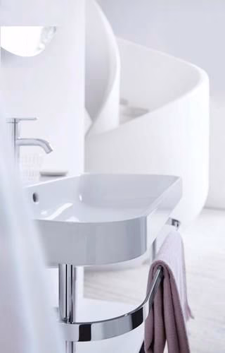Duravit C.1 Mitigeur monocommandé pour lavabo M sans tirette, chrome Hansgrohe