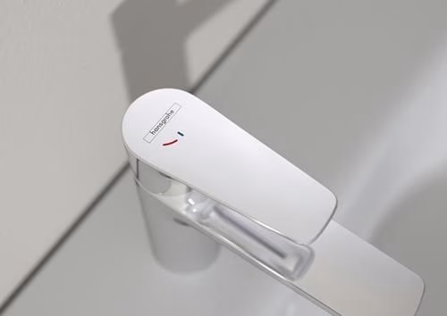 Detailbild 4073371 Hansgrohe Miscelatore monocomando per lavabo 110 TALIS E Diametro nominale 15 CoolStart con set di miscelazione G 1 1/4 inch cromo