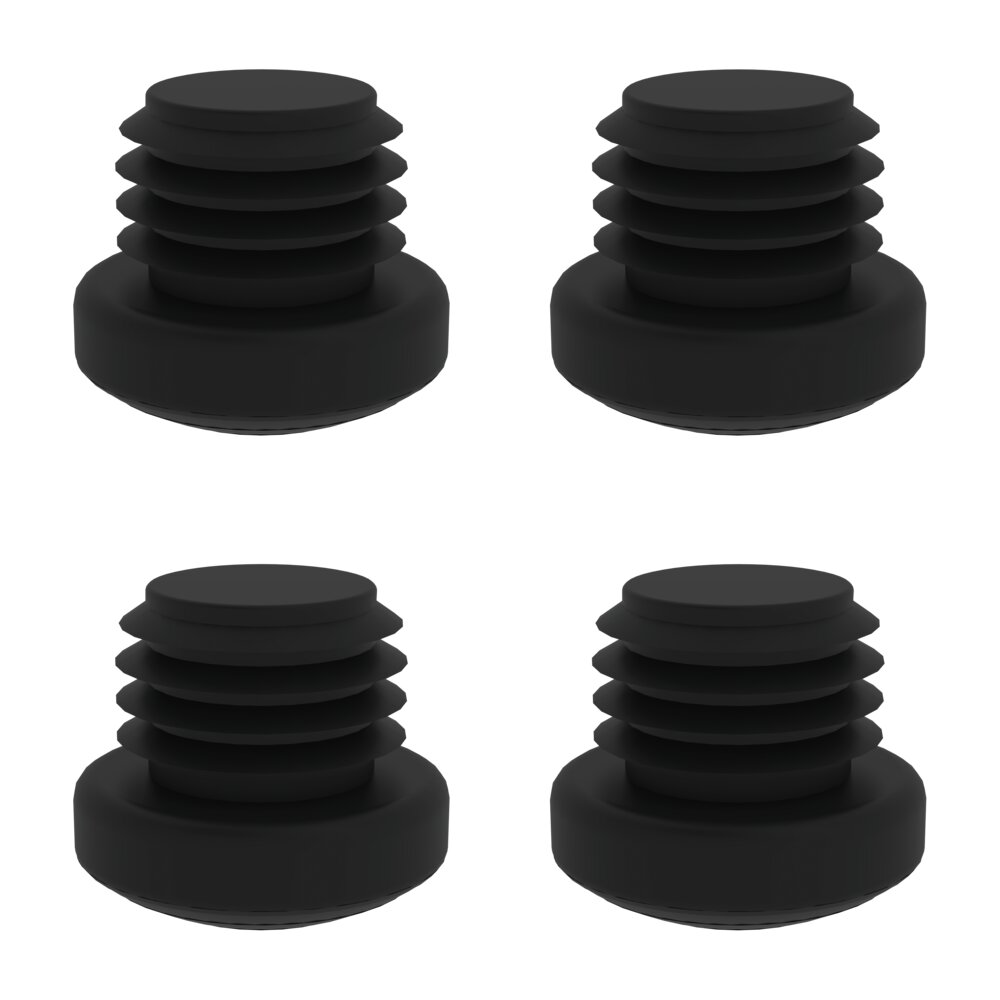 Plateformes de travail en acier à sabot intérieur Munk, jeu de 4 rigides de Günzburger Steigtechnik Chausson intérieur Munk pour plateformes de travail rigides en acier, de la catégorie « Escalier à plateforme », référence 019248