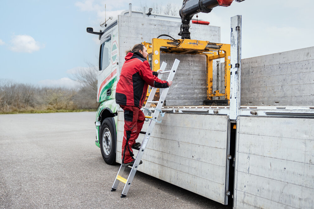 Milieubild 2178982 Munk Stufen-Einhängeleiter LKW 8 Stufen inkl. Einhängevorrichtung