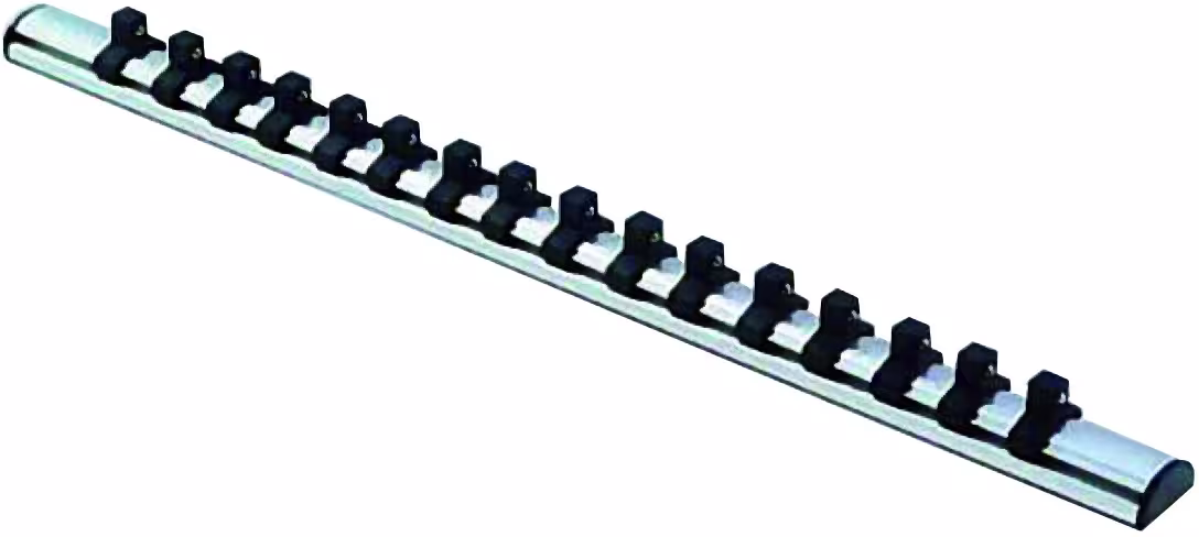 Rail de clé à douille vide magnétique 10 avec 14 supports de PROJAHN Rail de clé à douille vide magnétique 10 avec 14 supports, jeux de clés à douille et pièces détachées