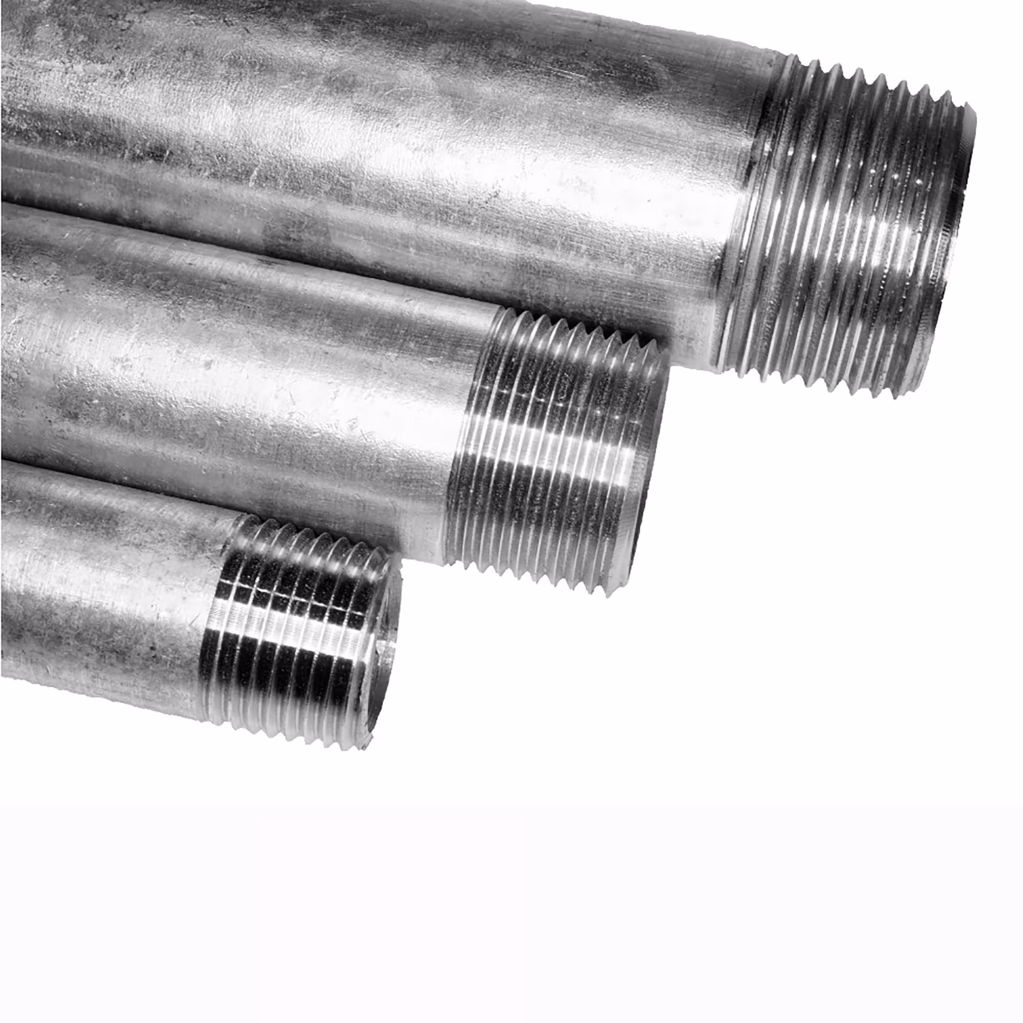 Nipplo doppio per tubo 1/2" x 80 mm zincato della categoria raccordi filettati zincati con GTIN 4029933038214 Nippli doppi per tubi zincati del marchio Atusa nella categoria raccordi filettati zincati