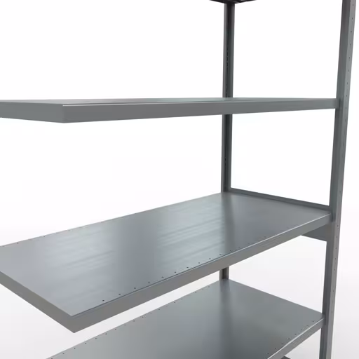 Figura n. 15 dell'articolo scaffale aggiuntivo, scaffale a scaffale, sistema a innesto MULTIplus250, 2500 x 1300 x 600 mm (AxLxP), 6 ripiani, barre longitudinali, zincato del gruppo di prodotti sistema a innesto della marca Schulte Lagertechnik