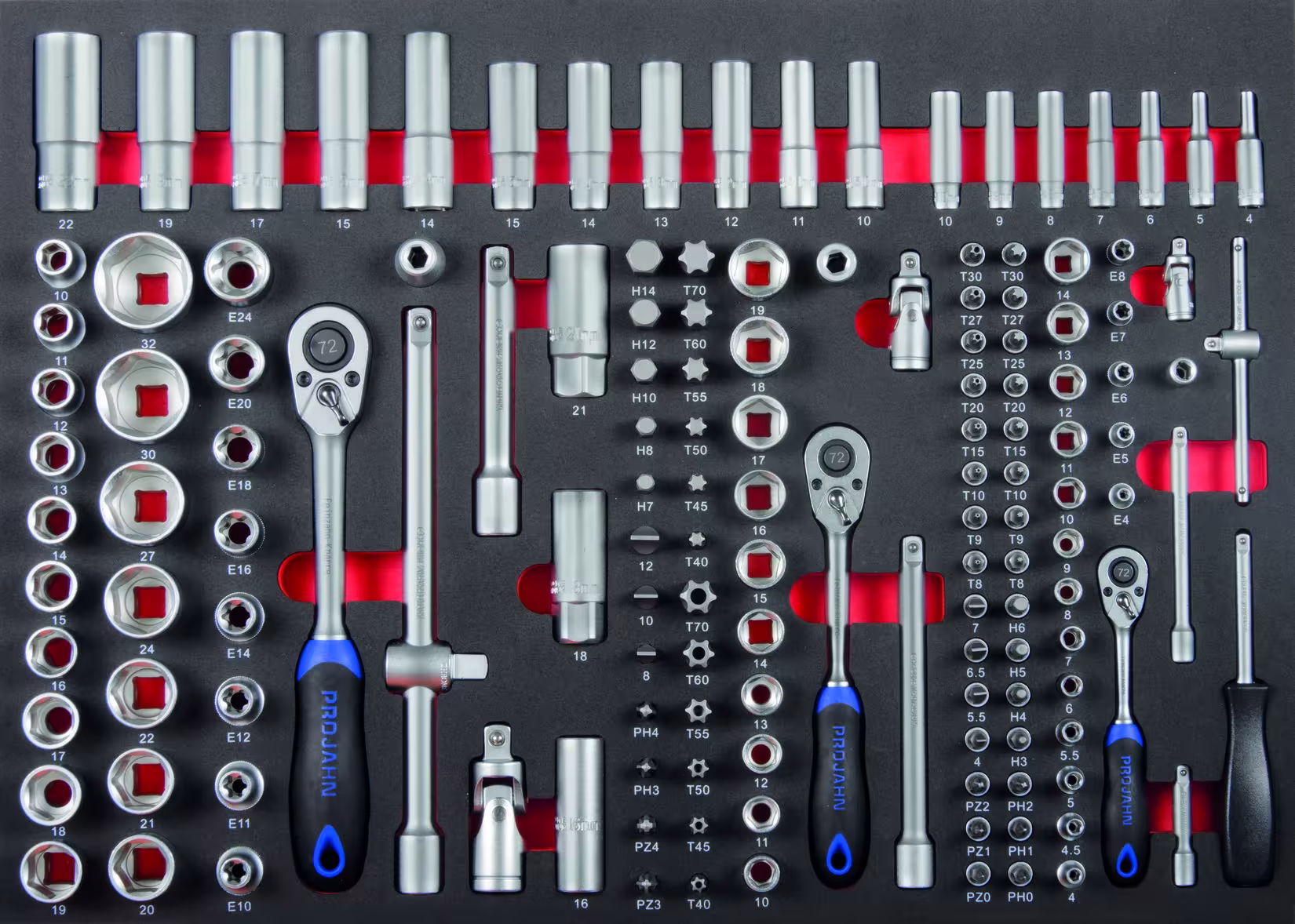Autre vue de l'article Desserte d'atelier équipée STAR de 6 tiroirs et 229 pièces. équipement proficraft bleu (anciennement ECOBlue) Autre vue de l'article Desserte d'atelier équipée STAR de 6 tiroirs et 229 pièces. équipement proficraft bleu (anciennement ECOBlue) de la catégorie équipement d'atelier