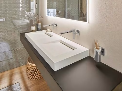 Detailbild 4061954 Hansgrohe Mitigeur monocommandé pour lavabo METROPOL diamètre nominal 15 bec encastré 225 mm chromé