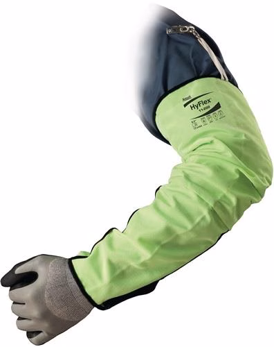 Protezioni per braccio HyFlex® 11-200 da 475 mm, colore giallo segnale, appartenenti alla categoria tute e copriscarpe protettivi, con codice articolo 4000371427.