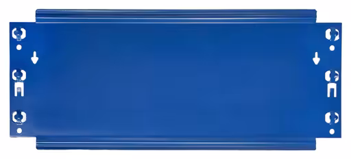 Un'altra vista dell'articolo Barra di profondità MULTIplus a innesto, profondità 400 mm, RAL 5010 blu genziana dalla categoria Scaffali per ufficio