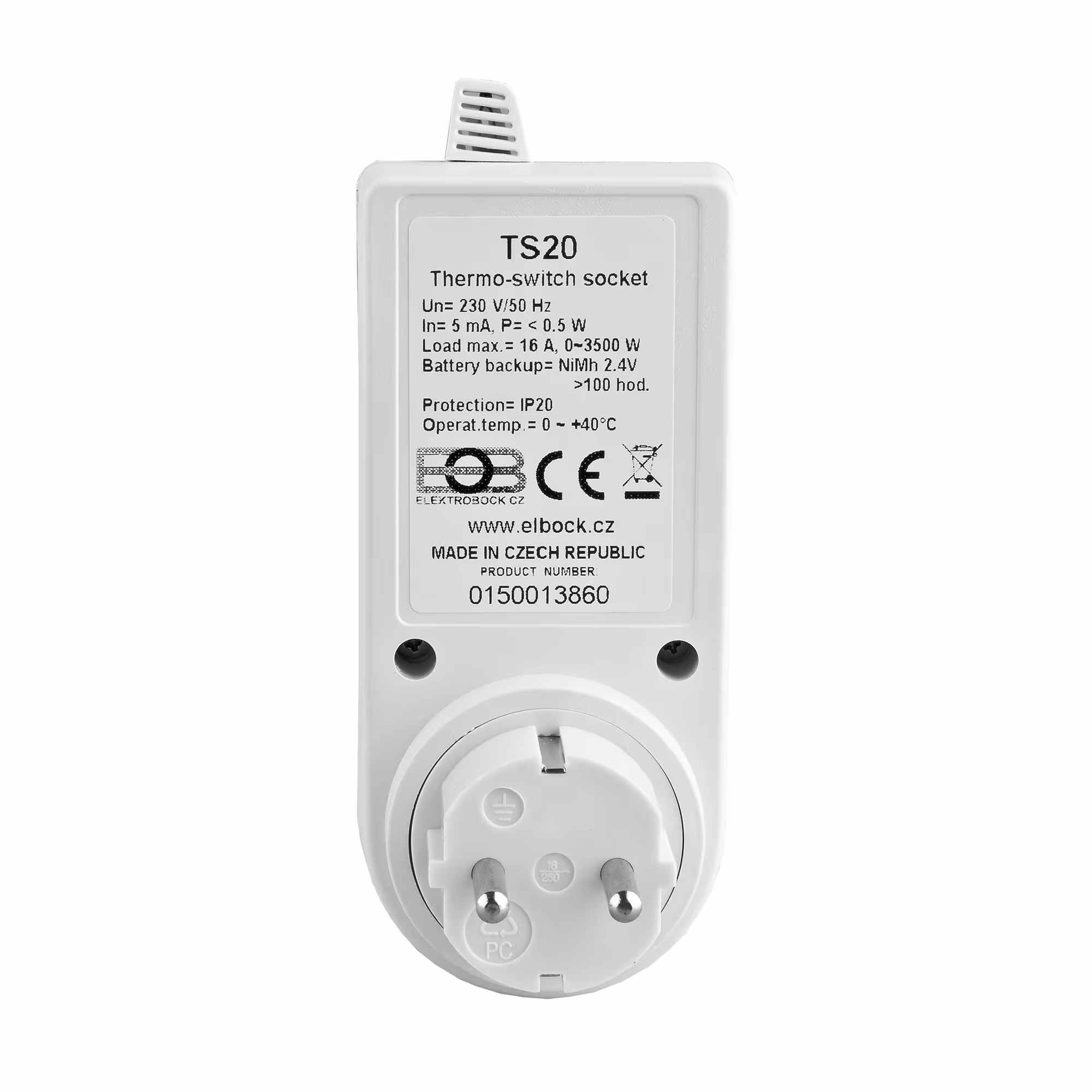 Une autre vue de l'article Prise Thermoswitch TS20 de la catégorie Radiateur
