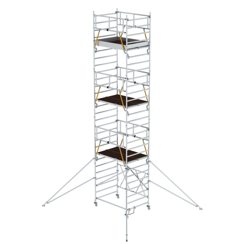 Munk Klappgerüst SG 1,35 x 1,80 m mit Ausleger Plattformhöhe 7,12 m von Günzburger Steigtechnik Munk Klappgerüst SG 0,75 x 1,80 m mit Ausleger aus der Kategorie Klappgerüste mit der Artikelnr. 115264