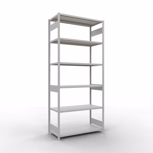 Figure n° 15 de l'article étagère de base, système d'étagères enfichables MULTIplus250, 3000 x 1300 x 600 mm, 7 étagères, RAL 7035 gris clair du groupe de produits système enfichable de Schulte Lagertechnik