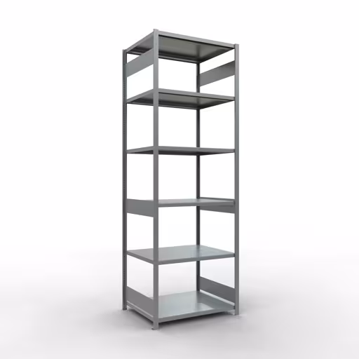 Figura n. 15 dell'articolo scaffale base, scaffale, sistema a innesto MULTIplus250, 3000 x 1000 x 800 mm (AxLxP), 7 ripiani, barre longitudinali, zincato del gruppo di prodotti sistema a innesto della marca Schulte Lagertechnik