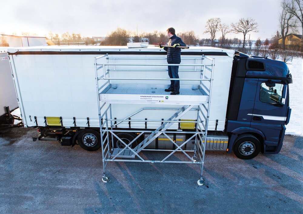 Impalcatura antighiaccio Munk, mobile