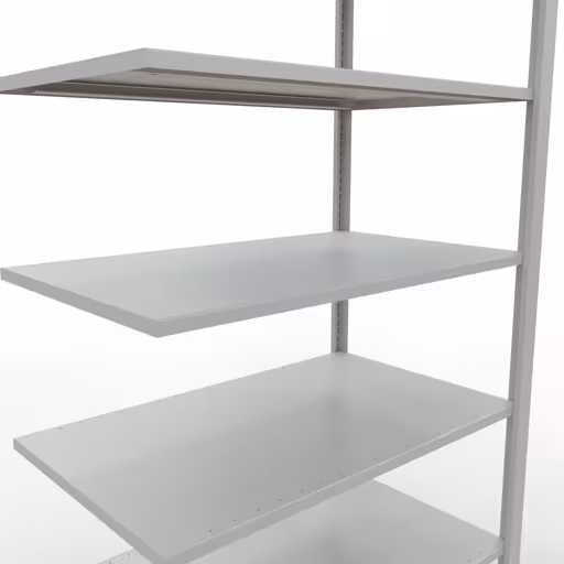 Figura n. 10 dell'articolo scaffali componibili, scaffali per ufficio, sistema a innesto MULTIplus150, 2300 x 1000 x 600 mm, 7 ripiani, grigio chiaro del gruppo di prodotti scaffali per ufficio della marca Schulte Lagertechnik
