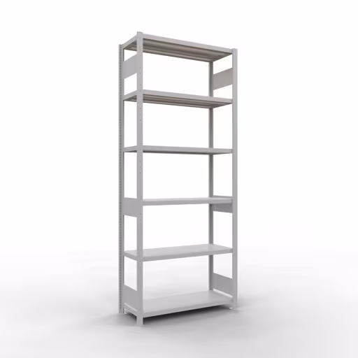 Figure n° 13 de l'article étagère de base, système d'étagères enfichables MULTIplus330, 2500 x 1000 x 400 mm, 6 étagères, gris clair RAL 7035 du groupe de produits système enfichable de Schulte Lagertechnik