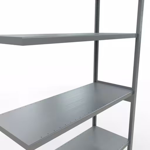 Rayonnage supplémentaire, étagère, système enfichable MULTIplus250, 3000 x 1300 x 500 mm, 7 étagères, galvanisé de Schulte Lagertechnik avec le numéro d'article. 12957-130-LR