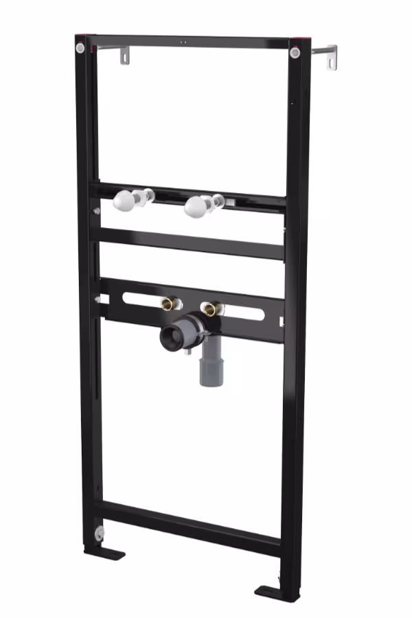 Elément de montage pour lavabo AlcaPlast A104 pour montage mural hauteur d'installation 1200 mm d'AlcaPlast Cadre de montage pour lavabos, robinetterie de lavabo, réf. A10412