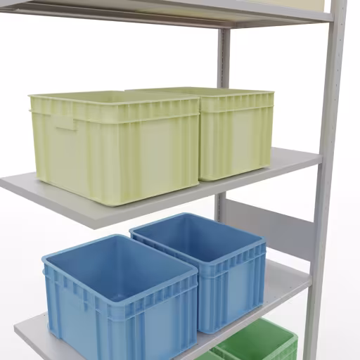 Produktbild Nr 13 des Artikels Anbauregal, Fachbodenregal Stecksystem MULTIplus85, 3000 x 1000 x 500 mm (HxBxT), 7 Fachböden, Längenriegel, RAL 7035 lichtgrau Abbildung Nr 13 des Artikels Anbauregal, Fachbodenregal Stecksystem MULTIplus85, 3000 x 1000 x 500 mm (HxBxT), 7 Fachböden, Längenriegel, RAL 7035 lichtgrau aus der Produktgruppe Stecksystem von der Marke Schulte Lagertechnik