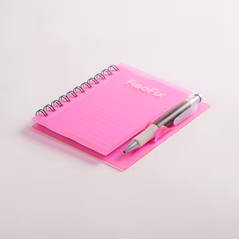 blocco note rosa con penna della categoria Figofix utensili manuali rosa con GTIN 4029933103431 Blocco note rosa con penna della marca FigoFix della gamma di utensili manuali