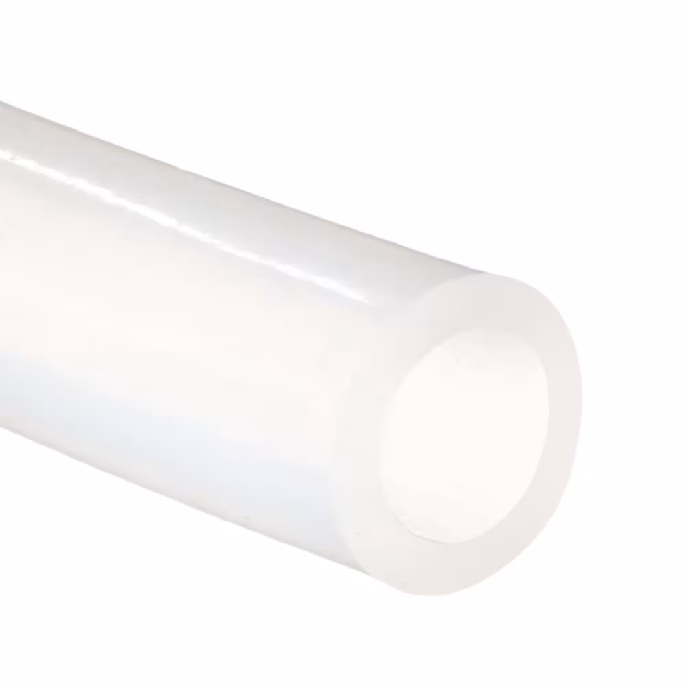 Tubo per il latte in silicone 2 x 4 mm trasparente per alimenti FDA 0,60 bar - rotolo da 25 m di DEINSCHLAUCH24 con l'articolo n. SI10204RO-25