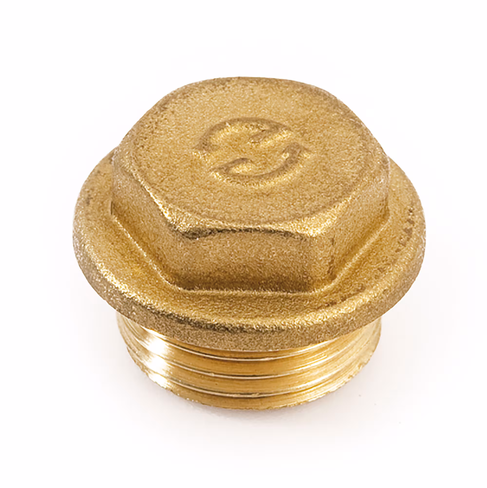 Tappo da 1" in ottone della General Fittings Tappo terminale con filettatura esterna, raccordi filettati in ottone, articolo n. 2600F4H100000A