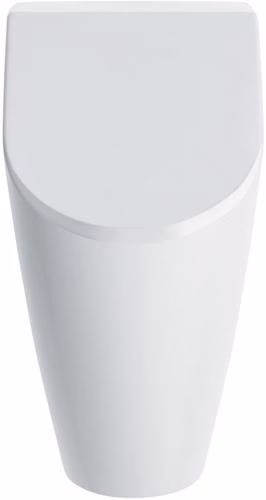 Detailbild 4026839 Duravit urinoir Rimless ME by Starck, blanc sortie horizontale, version pour couvercle