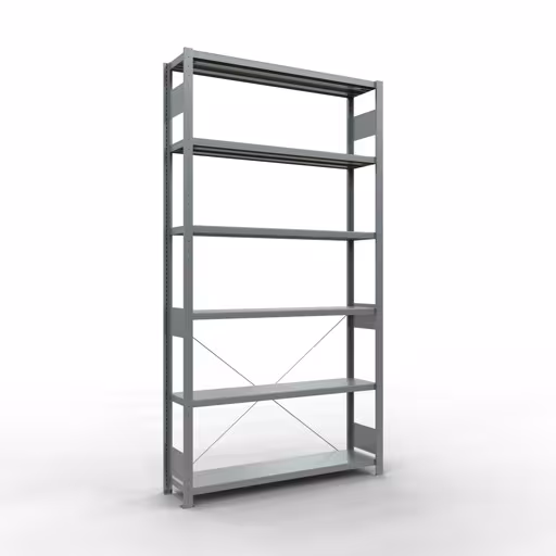 Scaffale base con sistema a innesto 2500x1300x300 mm, tipo 250 kg, zincato della marca Schulte Lagertechnik dalla gamma di prodotti del sistema a innesto