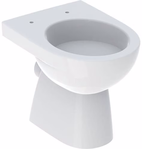WC sur pied Geberit Renova, chasse d'eau profonde, sortie horizontale, design semi-fermé, profondeur : 49 cm, blanc, de la marque Geberit WC sur pied Geberit Renova, chasse d'eau profonde, sortie horizontale, design semi-fermé, profondeur : 49 cm, blanc, de la catégorie WC sur pied, référence 6001006014