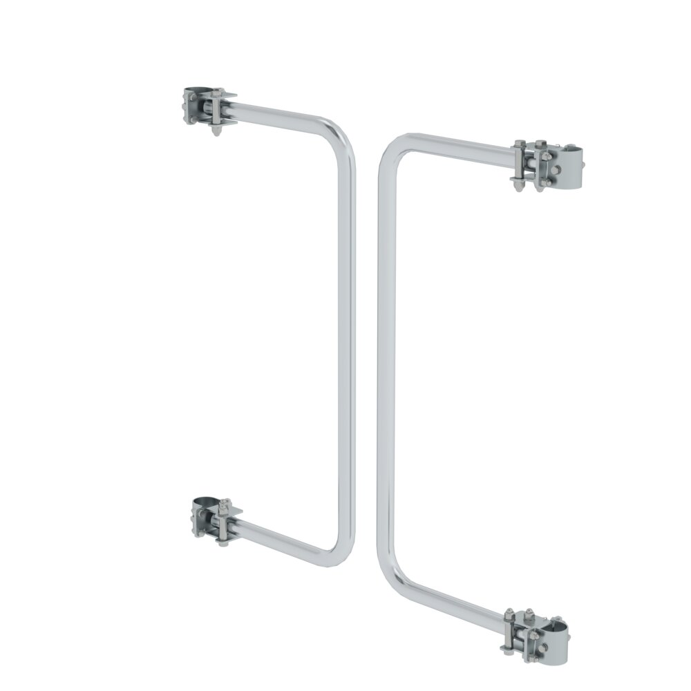 Porte de sécurité à fermeture automatique Munk pour échelles à plateforme de Günzburger Steigtechnik Portillon de sécurité à fermeture automatique Munk pour échelles de plate-forme, référence 050131