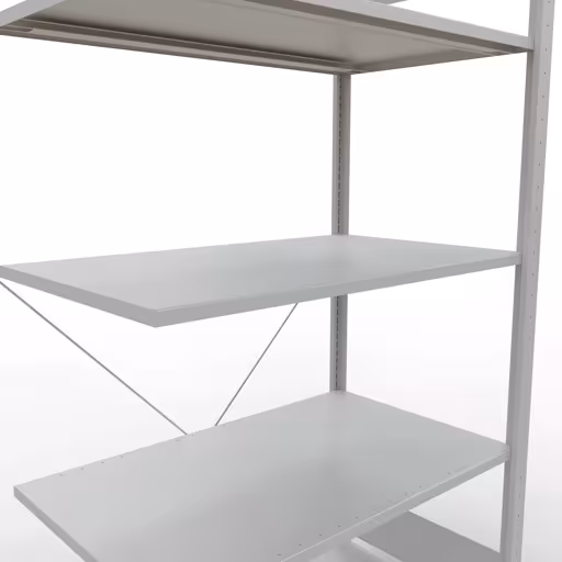 Figura n. 12 dell'articolo scaffale aggiuntivo, scaffale a scaffale, sistema a innesto MULTIplus150, 2000 x 1000 x 600 mm (AxLxP), 5 ripiani, traversa, RAL 7035 grigio chiaro dal gruppo di prodotti sistema a innesto della marca Schulte Lagertechnik