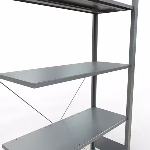 Immagine del prodotto n. 6 dell'articolo Ripiano aggiuntivo, sistema a innesto per ripiani MULTIplus150, 2000 x 1000 x 400 mm, 5 ripiani, zincato - Expressline della gamma di prodotti per sistemi a innesto della marca Schulte Lagertechnik