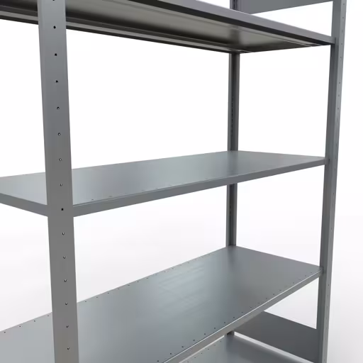 Image du produit n° 13 de l'article étagère de base, étagère système enfichable MULTIplus150, 2000 x 1300 x 500 mm, 5 étagères, galvanisée de la gamme de produits système enfichable de Schulte Lagertechnik