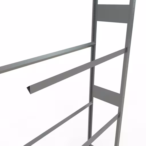Rayonnage supplémentaire, rayonnage à roues/pneus, 4500 x 1150 x 400 mm, galvanisé, 6 niveaux de stockage de Schulte Lagertechnik de la catégorie étagères
