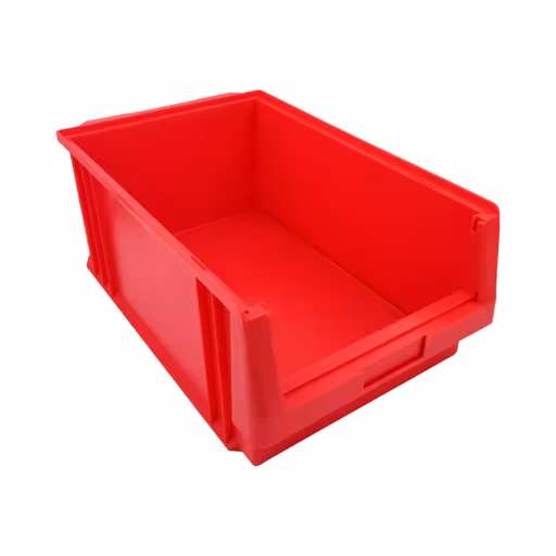 Contenitore aperto, PxLxA, 500x315x200 mm, rosso, polipropilene della marca Schulte Lagertechnik dal programma scaffali